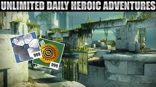 Unlimited Daily Heroic Adventures - How to farm Mercury Tokens! Destiny 2: Curse of Osiris