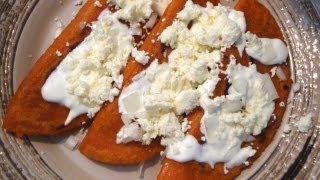 Receta de Enchiladas Potosinas - Comida mexicana - La receta de la abuelita