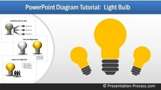 How to Create Bulb: PowerPoint Diagram Series