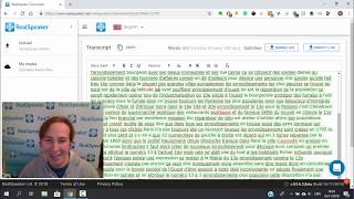 RealSpeaker. New feature - heat map of output text results