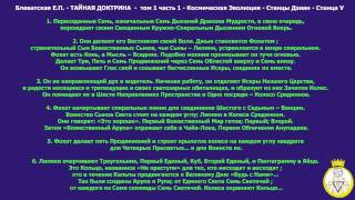 Блаватская Е.П. - ТАЙНАЯ ДОКТРИНА - Космогенезис - Станцы Дзиан - Станца I, II, III, IV, V, VI, VII