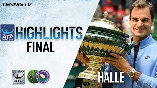 Highlights: Federer Beats Zverev For Ninth Halle Title 2017