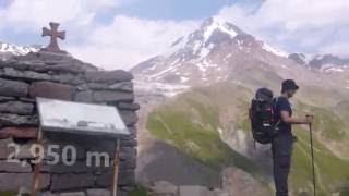 Trek to Mt Kazbek