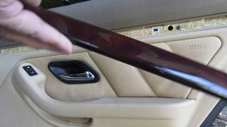 Как снять обшивку задней двери на BMW e39