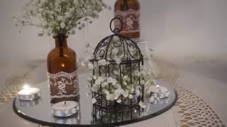 Vintage Kiss Centerpiece / DIY / How to Create this Vintage Kiss Centerpiece! Flash Back Snap