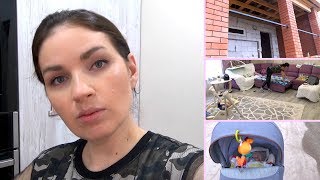 VLOG:  Какой красивый двор, будет./ Плюсы и минусы нашей коляски/  Мама Вика