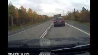 служебный автомобиль  начальника ОВД города Нягань KIA SORENTO Р001УР86 нарушил ПДД09100023 ч,1