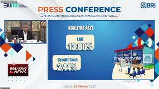 Mantap! Laba BRI Tembus Rp 44,21 Triliun di 9M-2023