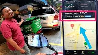 Bila nak kerja ON taknak kerja OFF | PARTIME JADI RIDER GRABFOOD #PART2