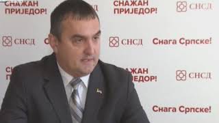 Dalibor Pavlović sef odborničkog kluba SNSD a u Skupštini grada Prijedora o usvajanju budžeta za 202