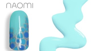 ДИЗАЙН НОГТЕЙ С БАЗОЙ ПОД ГЕЛЬ-ЛАК NAOMI AQUAURELLE BASE COAT SILVER