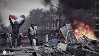 "LA BATAILLE DES CHAMPS ÉLYSÉES" • #GILETSJAUNES • PARIS 24/11/2018