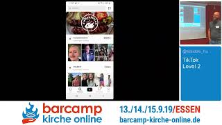 Livestream vom Barcamp Kirche Online in Essen #BCKirche