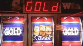£5 Challenge Astra Solid Gold Fruit Machine Streak! at Walton Pier Essex