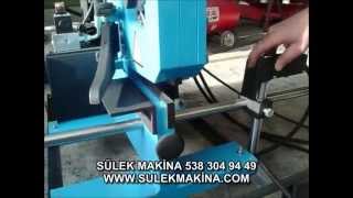 demir ve köşebent kesme makinası iron and angle cutting machine