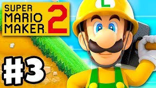 Super Mario Maker 2 - Gameplay Walkthrough Part 3 - Luigi! Parallel Universe! (Nintendo Switch)