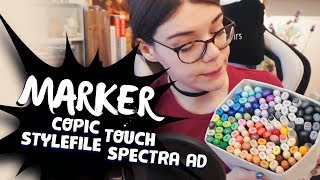 Alkohol Brush Marker für Anfänger ? Was kaufen? & Techniken!