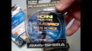 Флюорокарбон Awa-Shima Ion Power Fluoro Blue Force Лучшие лески
