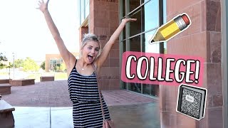 GOING BACK TO COLLEGE!