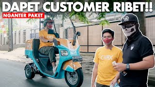 JADI KURIR NGANTER PAKET KE @Om Mobi DAN @The Jakarta Roads