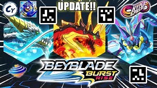 QR CODE GLYPH DRAGON D5 + TODOS DRAGONS BEYBLADE BURST RISE APP!! 