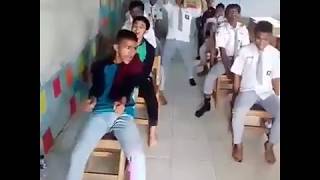 funny student bus driving in classroom - fake bus driving in class - funny bus driver video