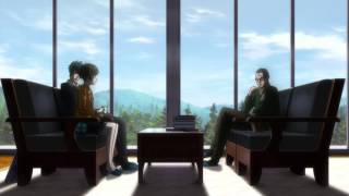 Psycho Pass Akane und Kogami bei Prof Saiga [Ger Dub]