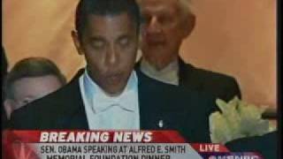 Barack Obama at the Al Smith Memorial Dinner Part 1