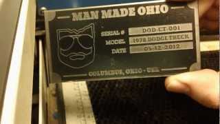 Man Made Ohio VIN Plate2