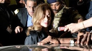 France's Former First Lady Valerie Trierweiler Takes Official Staff On India Visit