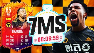 99 PACE!! INCREDIBLE HEADLINER ADAMA TRAORE!! 7 MINUTE SQUAD BUILDER - FIFA 20 ULTIMATE TEAM
