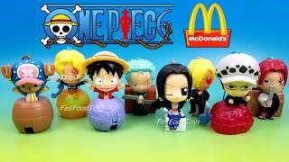 2017 McDONALD'S ONE PIECE HAPPY MEAL TOYS FULL SET 8 KIDS MEAL TOYS WORLD COLLECTION ASIA CHINA