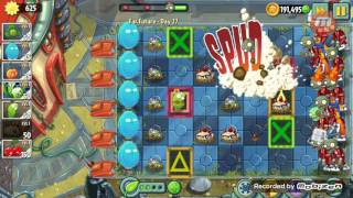 Plants vs zombies 2-Far Future day 27 (level 1 plants)  walk through