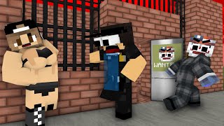 PRISON ESCAPE MONSTER BECOME HERO - Monster School