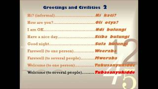 eLuganda learning basics - greetings and civilities