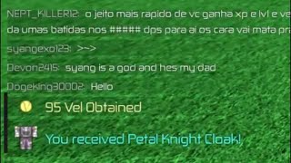 PETAL KNIGHT CLOAK DROP! (Swordburst 2 ROBLOX)