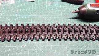 Как сделать гусеницу для модели танка? // New project X'Tra3 tank