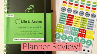 New Meal Planner Life & Apples - Walkthrough // Honest Review