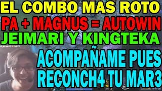JEIMARI KINGTEKA Y PRADA HACIENDO VOLTIS CON EL COMBO PA Y MAGNUS |