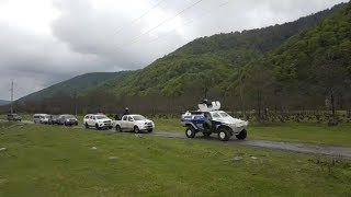 Столкновения спецназа с протестующими в Панкисском ущелье