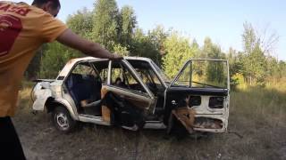 Убивают Жигули Классика.Жестко.