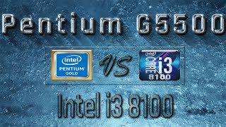 G5500 vs i3 8100 - BENCHMARKS / GAMING TESTS REVIEW AND COMPARISON / Coffee Lake vs Coffee Lake