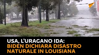 USA, L’uragano Ida: Biden dichiara disastro naturale in Louisiana