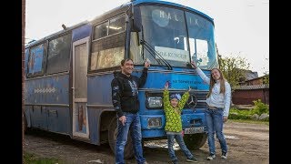 Легендарный HappyHippieBus_Дом на колесах_Экскурсия по автобусу