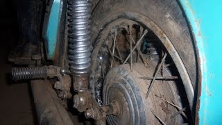 запуск мотоцикла Планета 3 после 20 летней простойки в гараже