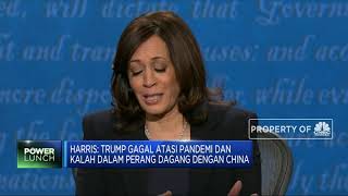 Debat Cawapres AS, Kamala Harris Serang Mike Pence Soal Covid-19