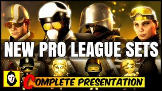 *NEW* PRO LEAGUE GOLD SETS - PRESENTATION & MVP ANIMATION OF ALL 4 BUNDLES! Rainbow Six Siege