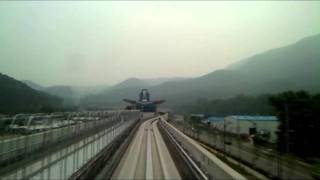 부산 지하철 4호선 주행 [釜山（プサン）地下鉄4号線走行動画]