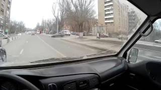 на Hunday Porter по городу, обзор на Porter =Hyundai Porter on the city, on the review of Porter