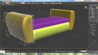 3D max урок мягкая мебель